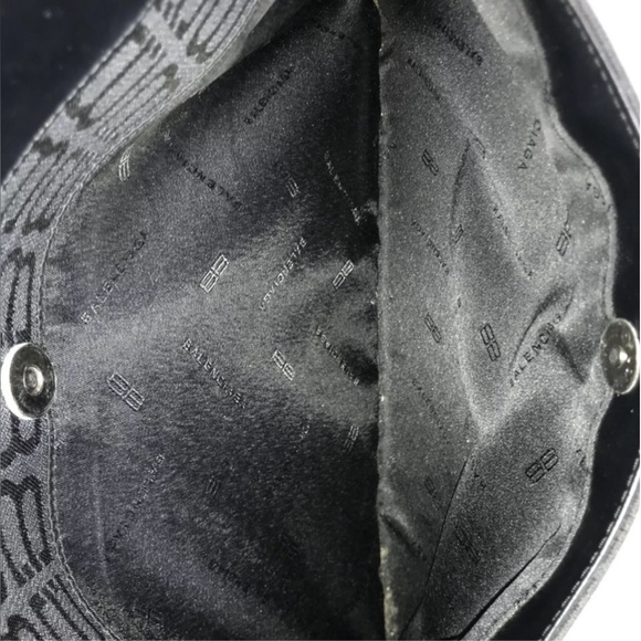 BALENCIAGA Black Canvas Logo Tote Bag black - Picture 9 of 12